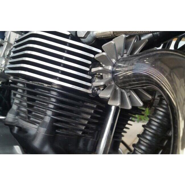 Motone Customs モートーンカスタムズ エキゾーストクランプ BONNEVILLE T100 THRUXTON 900 TRIUMPH トライアンフ マフラーフランジ マフラー_6