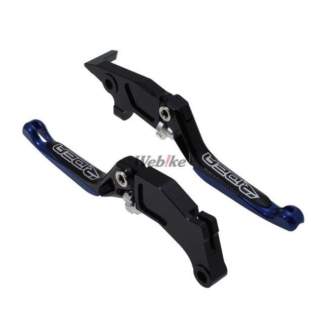 RIDEA リデア 3Dスライド延長式ノブアジャストブレーキレバー 左右セット エクステンションカラー：ブルー / レバーカラー：ブラック MT-03 MT-25 MT03 | RIDEA | 13