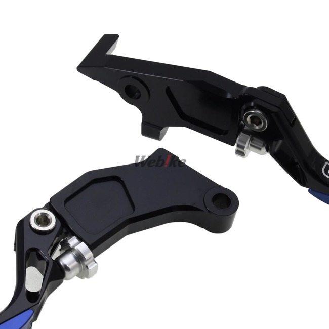 RIDEA リデア 3Dスライド延長式ノブアジャストブレーキレバー 左右セット エクステンションカラー：ブルー / レバーカラー：ブラック MT-03 MT-25 MT03 | RIDEA | 14