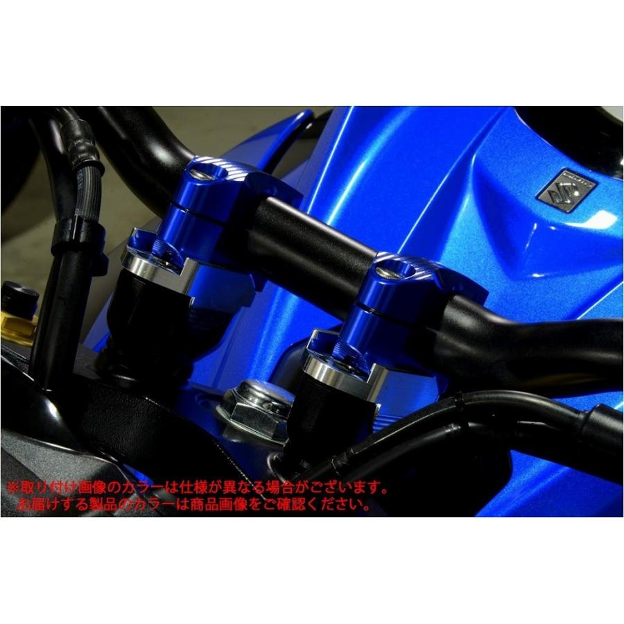 RIDEA リデア ハンドルライザー カラー:レッド GSX-S750 取付穴ピッチ41mmのテーパーハンドル(Φ28.6)用 SUZUKI スズキ  ハンドルポスト・ハンドルライザー | RIDEA | 01