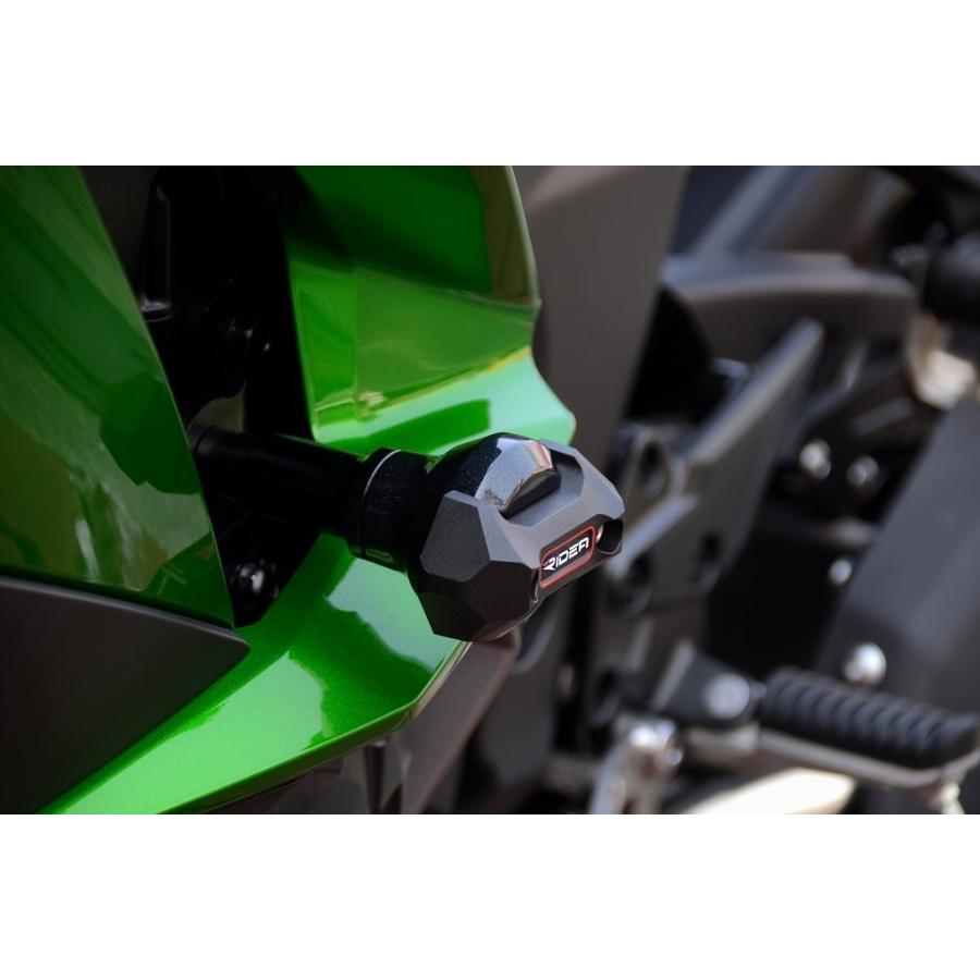 RIDEA リデア フレームスライダー メタリックタイプ カラー:ブルー ニンジャ1000 (Z1000SX) KAWASAKI カワサキ エンジンスライダー・フレームスライダー | RIDEA | 01
