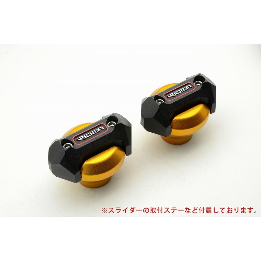 RIDEA リデア フレームスライダー メタリックタイプ カラー:ゴールド GSX-R1000 GSX-R1000R SUZUKI スズキ