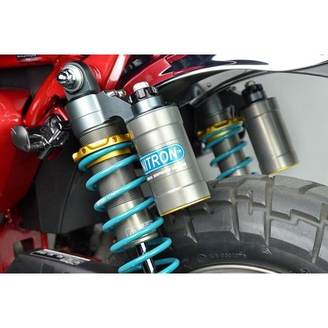 NITRON ナイトロン リアサスペンションツインショック TWIN R1シリーズ ベースカラー：タイタニアム / スプリングカラー：ターコイズ モンキー125 HONDA ホンダ | NITRON | 06