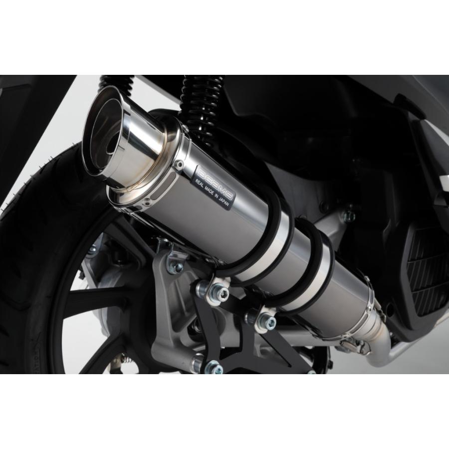 BEAMS ビームス R-EVO2 サイレンサー サイレンサー：SMB(スーパーメタルブラック)／重量(純正5.35kg)：4.05kg PCX HYBRID HONDA ホンダ 補修・汎用サイレンサーの画像