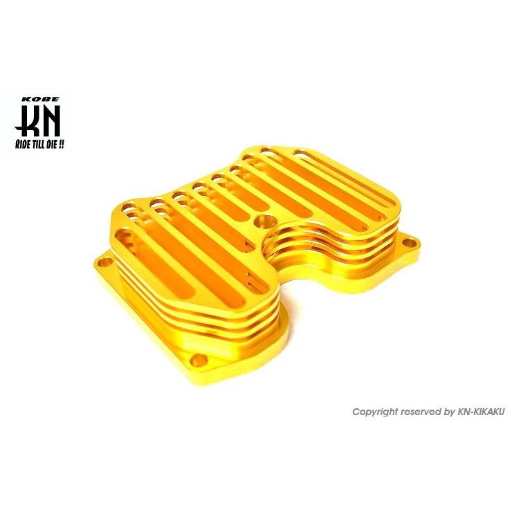 KN企画 ケイエヌキカク ビレットヘッドカバー カラー：ゴールド SMAX マジェスティS YAMAHA ヤマハ ヘッドカバー エンジンパーツ エンジン
