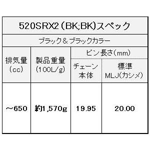EKチェーン 江沼チェーン EK チェーン 520SRX2 (ブラック／ブラック) リンク数：118L 駆動系 | EKチェーン | 04