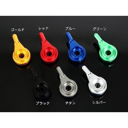 SPEEDRA スピードラ アルミビレットアジャストレバーセット スタンダード可倒式 アジャスターカラー：マットグリーン / レバー本体カラー：マットゴールド | SPEEDRA | 02