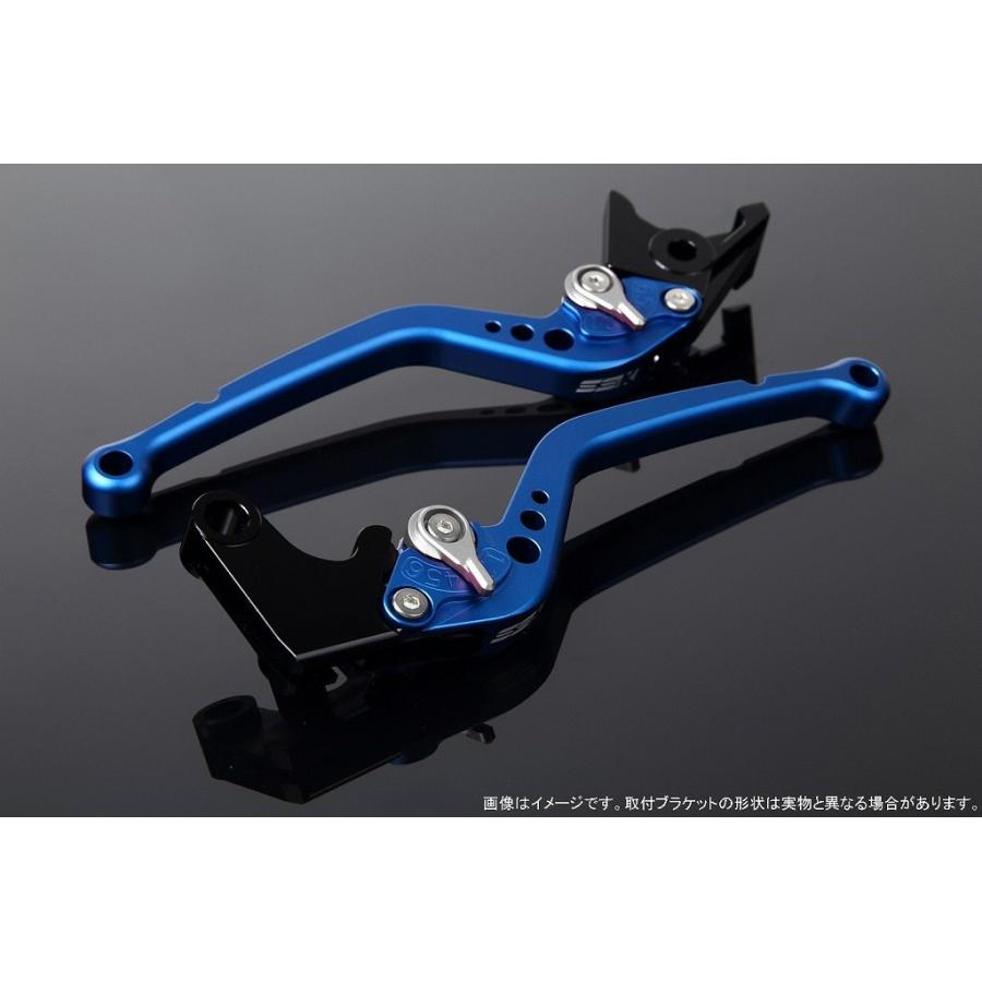 SPEEDRA スピードラ アルミビレットアジャストレバーセット スタンダードロング アジャスターカラー：マットシルバー / レバー本体カラー：マットブルー | SPEEDRA