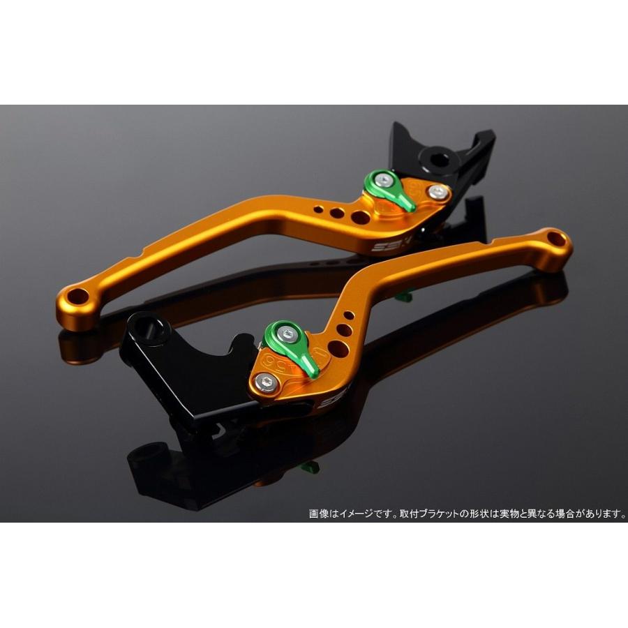 SPEEDRA スピードラ アルミビレットアジャストレバーセット スタンダードロング アジャスターカラー：マットグリーン / レバー本体カラー：マットゴールド | SPEEDRA