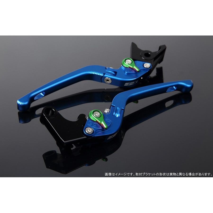 SPEEDRA スピードラ アルミビレットアジャストレバーセット 3D可倒式 アジャスターカラー：マットグリーン / レバー本体カラー：マットブルー HONDA ホンダ | SPEEDRA