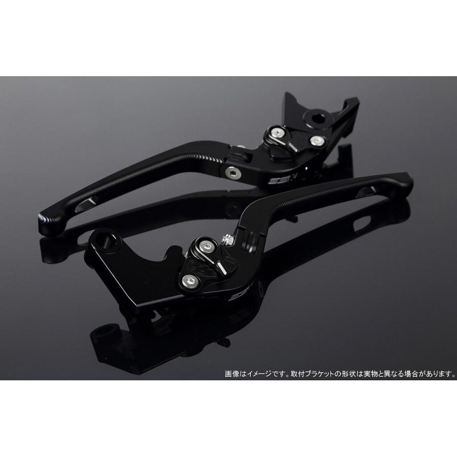 SPEEDRA スピードラ アルミビレットアジャストレバーセット 3D可倒式 レバー本体カラー：マットブラック / アジャスターカラー：マットブラック HONDA ホンダ | SPEEDRA