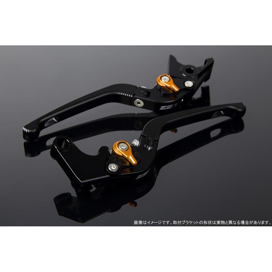 SPEEDRA スピードラ アルミビレットアジャストレバーセット 3D可倒式 アジャスターカラー：マットゴールド / レバー本体カラー：マットブラック HONDA ホンダ | SPEEDRA