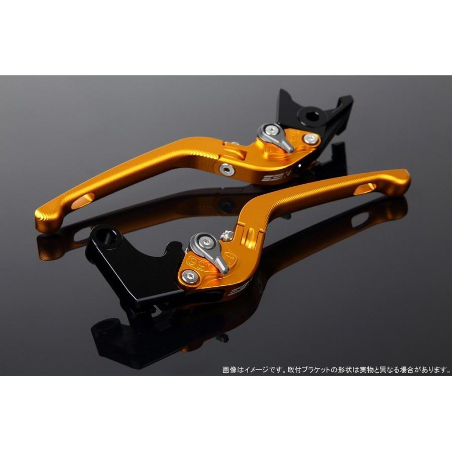 SPEEDRA スピードラ アルミビレットアジャストレバーセット 3D可倒式 アジャスターカラー：マットチタン / レバー本体カラー：マットゴールド HONDA ホンダ | SPEEDRA