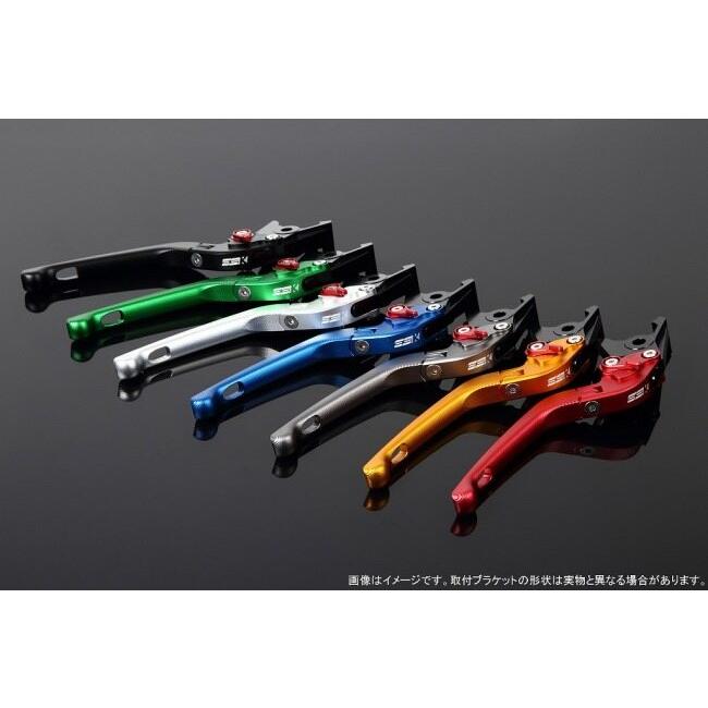 SPEEDRA スピードラ アルミビレットアジャストレバーセット 3D可倒式 レバー本体カラー：マットシルバー / アジャスターカラー：マットレッド HONDA ホンダ | SPEEDRA | 06
