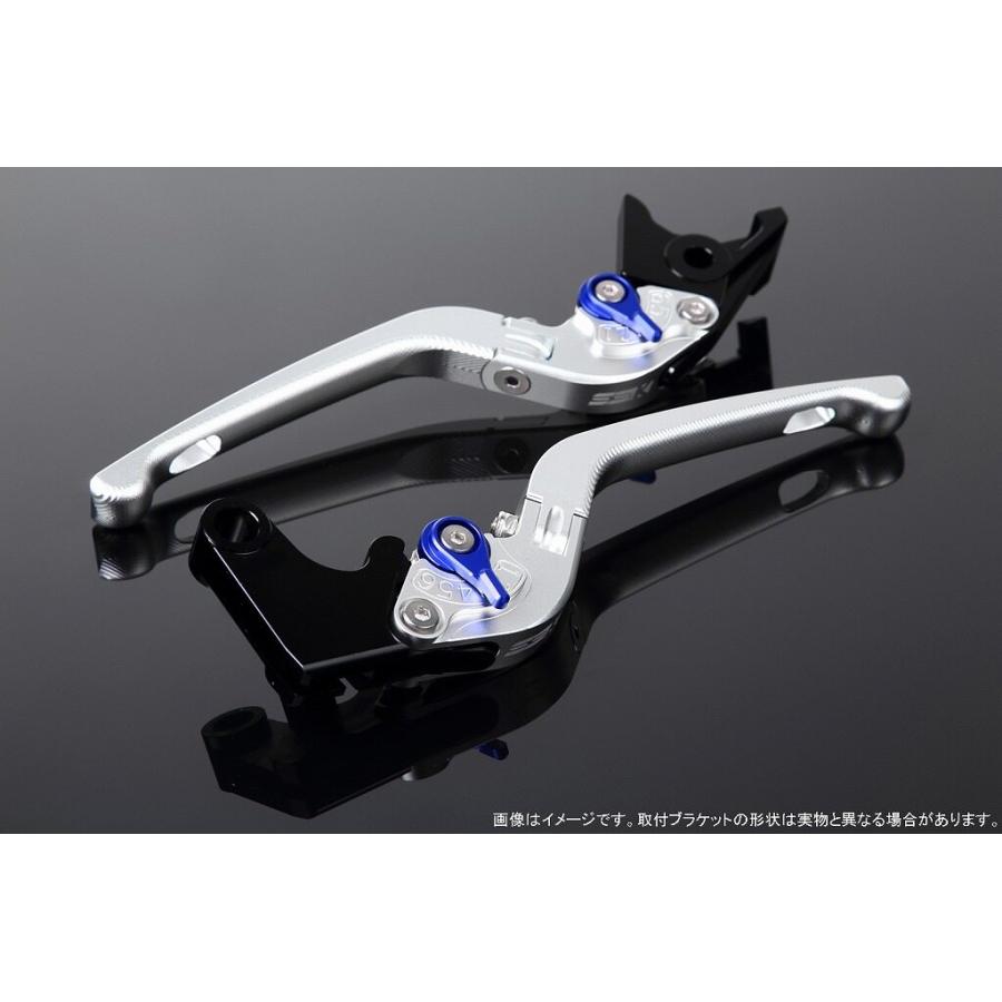 SPEEDRA スピードラ アルミビレットアジャストレバーセット 3D可倒式 アジャスターカラー：マットブルー / レバー本体カラー：マットシルバー HONDA ホンダ | SPEEDRA