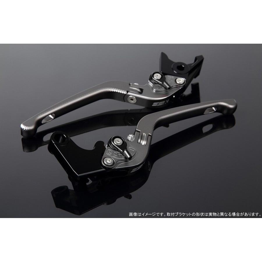 SPEEDRA スピードラ アルミビレットアジャストレバーセット 3D可倒式 レバー本体カラー：マットチタン / アジャスターカラー：マットブラック HONDA ホンダ | SPEEDRA