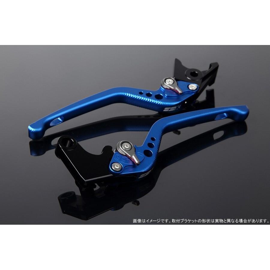 SPEEDRA スピードラ アルミビレットアジャストレバーセット 3Dロング アジャスターカラー：マットチタン / レバー本体カラー：マットブルー HONDA ホンダ | SPEEDRA