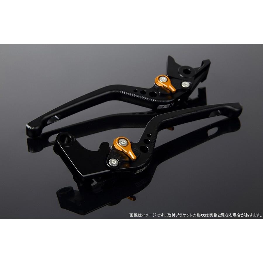SPEEDRA スピードラ アルミビレットアジャストレバーセット 3Dロング アジャスターカラー：マットゴールド / レバー本体カラー：マットブラック HONDA ホンダ | SPEEDRA
