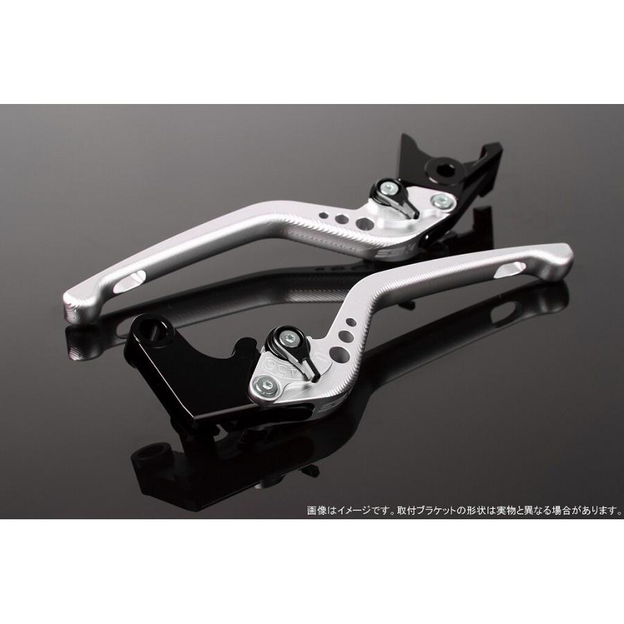 SPEEDRA スピードラ アルミビレットアジャストレバーセット 3Dロング レバー本体カラー：マットシルバー / アジャスターカラー：マットブラック HONDA ホンダ | SPEEDRA