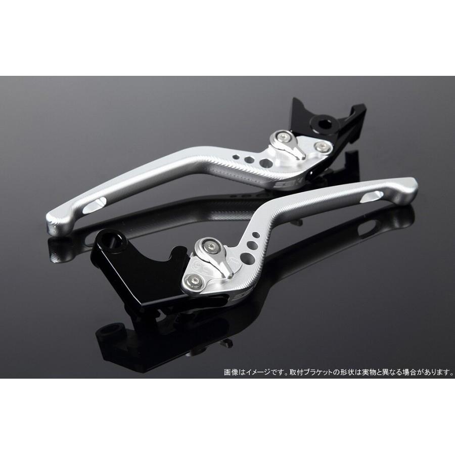 SPEEDRA スピードラ アルミビレットアジャストレバーセット 3Dロング レバー本体カラー：マットシルバー / アジャスターカラー：マットシルバー HONDA ホンダ | SPEEDRA