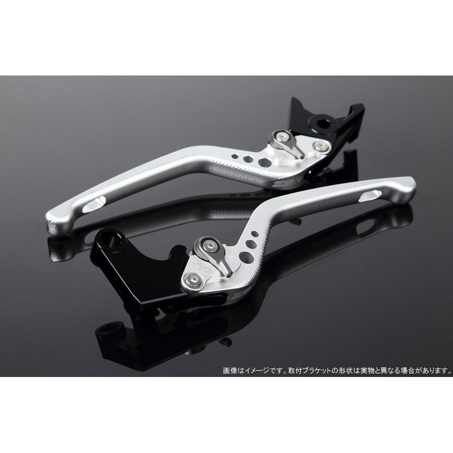 SPEEDRA スピードラ アルミビレットアジャストレバーセット 3Dロング レバー本体カラー：マットシルバー / アジャスターカラー：マットチタン HONDA ホンダ | SPEEDRA