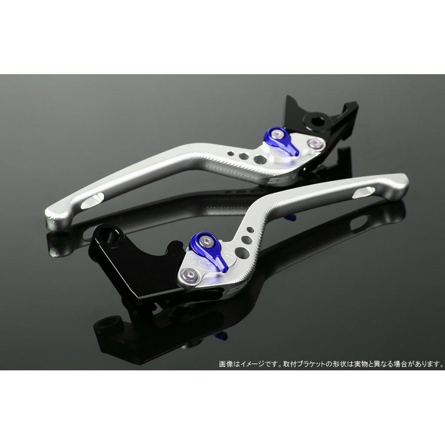 SPEEDRA スピードラ アルミビレットアジャストレバーセット 3Dロング アジャスターカラー：マットブルー / レバー本体カラー：マットシルバー HONDA ホンダ | SPEEDRA