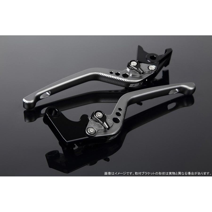 SPEEDRA スピードラ アルミビレットアジャストレバーセット 3Dロング レバー本体カラー：マットチタン / アジャスターカラー：マットブラック HONDA ホンダ | SPEEDRA