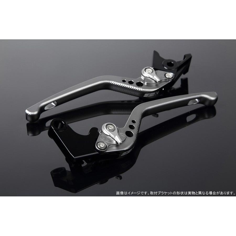 SPEEDRA スピードラ アルミビレットアジャストレバーセット 3Dロング レバー本体カラー：マットチタン / アジャスターカラー：マットシルバー HONDA ホンダ | SPEEDRA