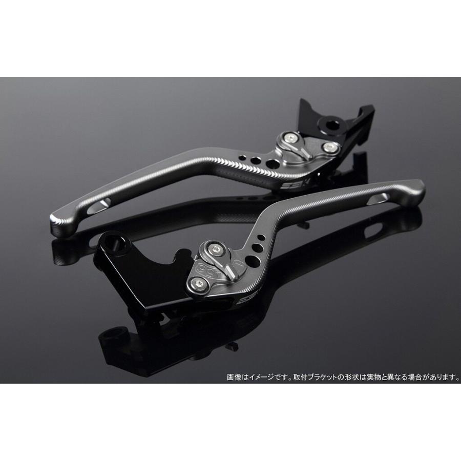 SPEEDRA スピードラ アルミビレットアジャストレバーセット 3Dロング レバー本体カラー：マットチタン / アジャスターカラー：マットチタン HONDA ホンダ | SPEEDRA