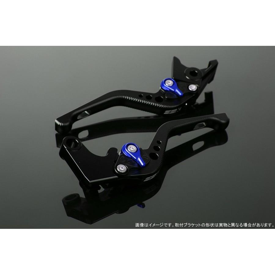 SPEEDRA スピードラ アルミビレットアジャストレバーセット 3Dショート アジャスターカラー：マットブルー / レバー本体カラー：マットブラック HONDA ホンダ | SPEEDRA