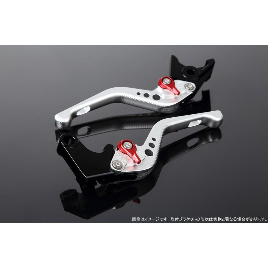SPEEDRA スピードラ アルミビレットアジャストレバーセット 3Dショート レバー本体カラー：マットシルバー / アジャスターカラー：マットレッド HONDA ホンダ | SPEEDRA