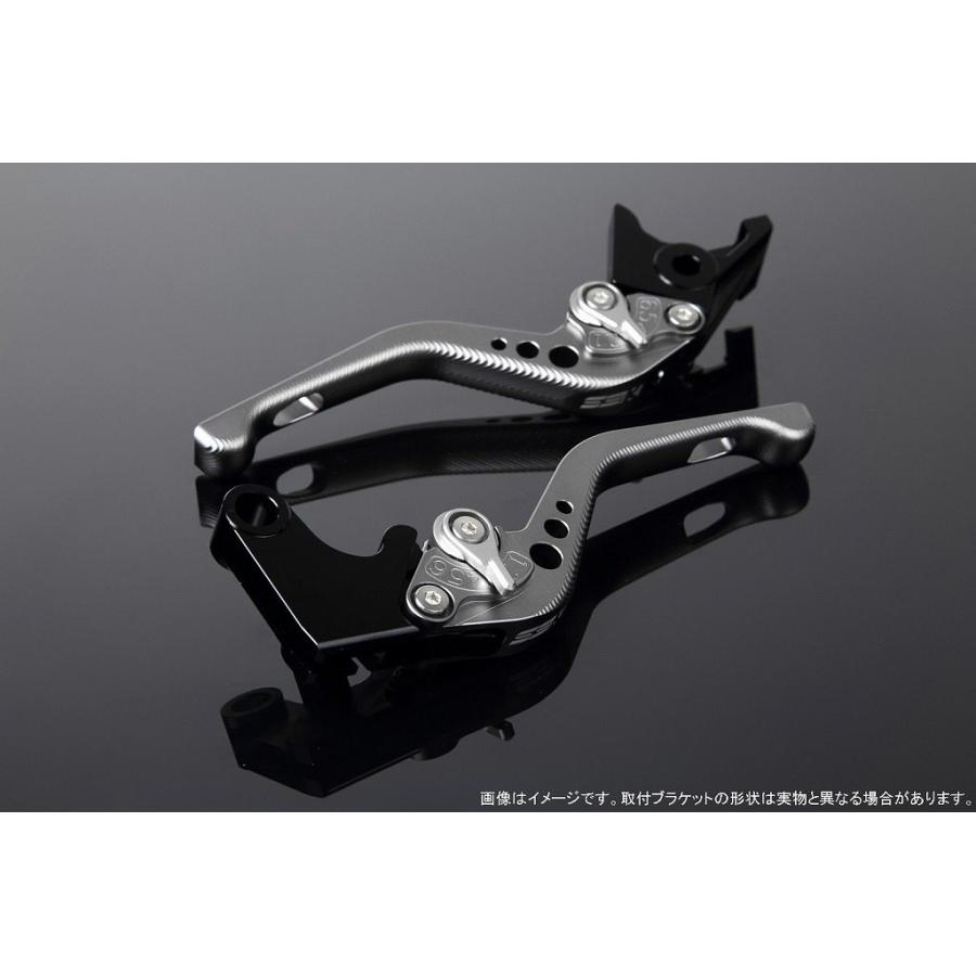 SPEEDRA スピードラ アルミビレットアジャストレバーセット 3Dショート レバー本体カラー：マットチタン / アジャスターカラー：マットシルバー HONDA ホンダ | SPEEDRA