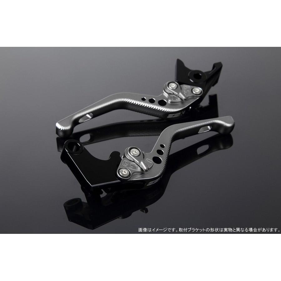 SPEEDRA スピードラ アルミビレットアジャストレバーセット 3Dショート レバー本体カラー：マットチタン / アジャスターカラー：マットチタン HONDA ホンダ | SPEEDRA