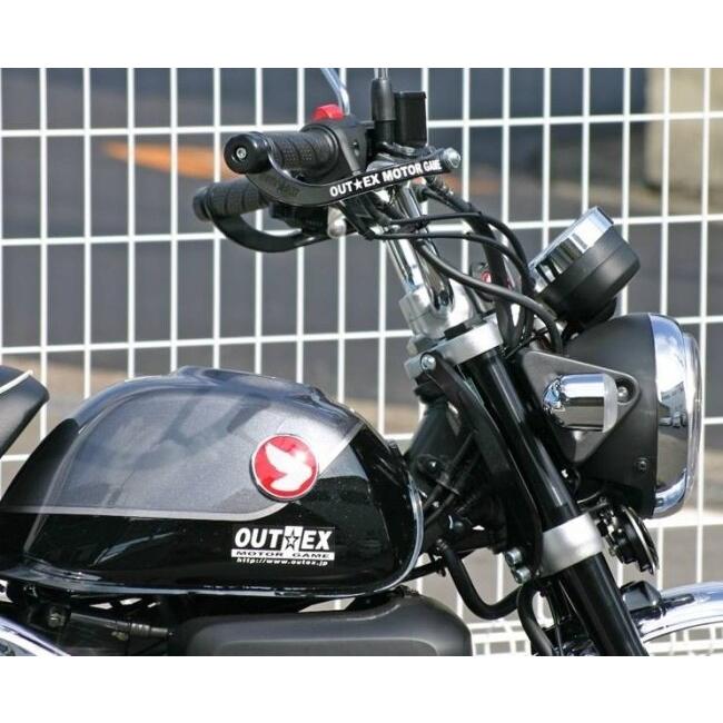 OUTEX アウテックス ステムスタビライザー カラー：アルマイトブラック モンキー125 グロム HONDA ホンダ フォークスタビライザー サスペンション 足回り | OUTEX | 02