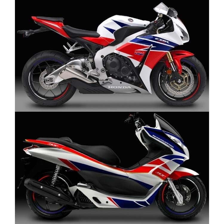 MDF エムディーエフ トリコロール リムストライプ カラー：ホワイトタイプ / サイズ：17＆18インチ リムステッカー・リムストライプ 外装 | MDF | 02