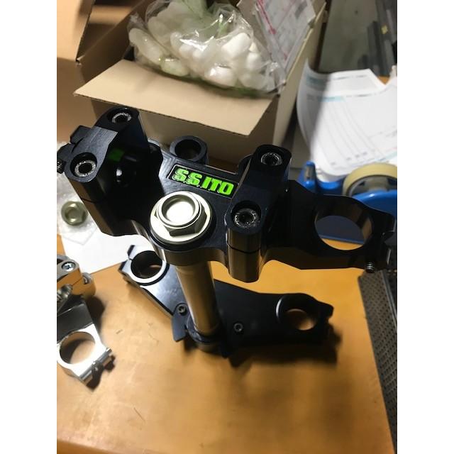SPEED SHOP ITO スピードショップイトウ ステムキット カラー：ブラック / タイプ：ミリバー対応 Z1000MK2 KAWASAKI カワサキ ステムナット・ステムボルト | スピードショップイトウ