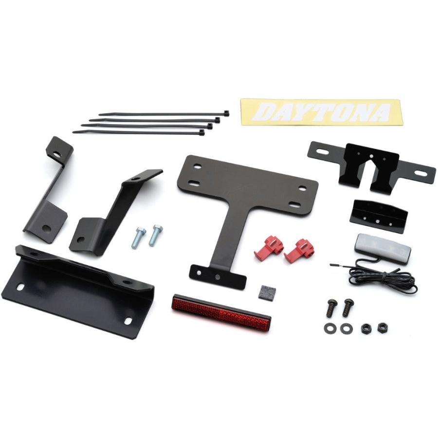 DAYTONA（デイトナ） フェンダーレスキット 車検対応LEDライセンス