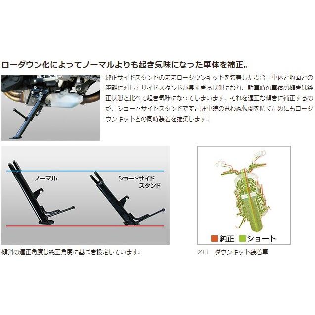 EFFEX エフェックス ショ-トサイドスタンド Ninja1000 Ninja 1000SX KAWASAKI カワサキ サイドスタンド フレーム | EFFEX | 01