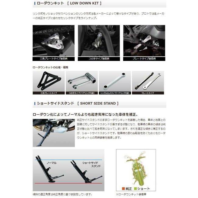 EFFEX エフェックス ローダウンCOMPキット CB250R CB125R HONDA ホンダ
