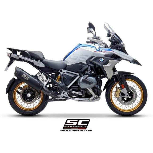 SC-PROJECT SCプロジェクト アドベンチャー スリップオンサイレンサー ブラックエディション【公道走行可】 R 1250 GS ADVENTURE BMW スリップオンマフラーの画像