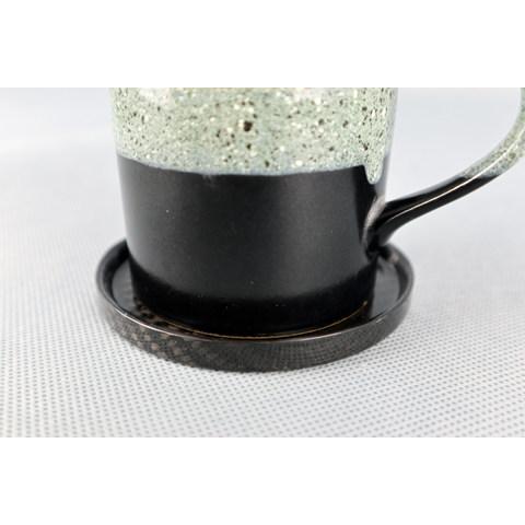 A-TECH エーテック ブラックダイヤモンド コースター タイプ1 仕上げ：艶ありクリア塗装 / タイプ：開繊ドライカーボン その他グッズ バイク関連グッズ | A-TECH | 01