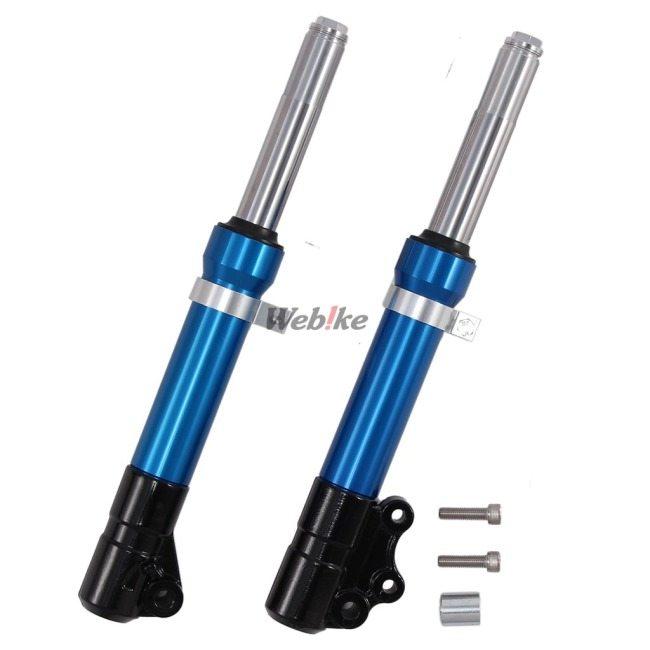 ジョグ KN企画 フロントフォーク KN企画 ケイエヌキカク フロントフォーク カラー：ブラック／ブルー