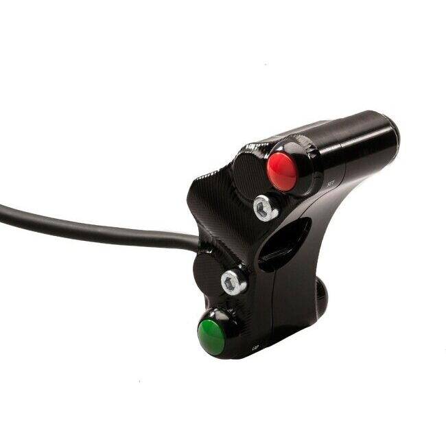 CNC Racing シーエヌシーレーシング 左側ハンドルスイッチ カラー：ブラック PANIGALE V4 R S SP SP2 30° ANNIVERSARIO 916 STREETFIGHTER V2 ハンドル | CNC RACING | 01