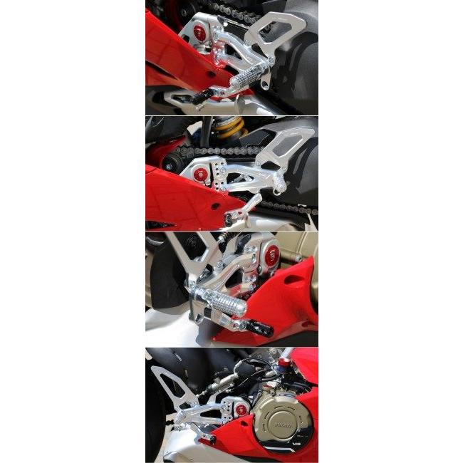 CNC Racing シーエヌシーレーシング RPS アジャスタブル バックステップ カラー：アルジェント DUCATI ドゥカティ ステップ 足回り | CNC RACING | 04
