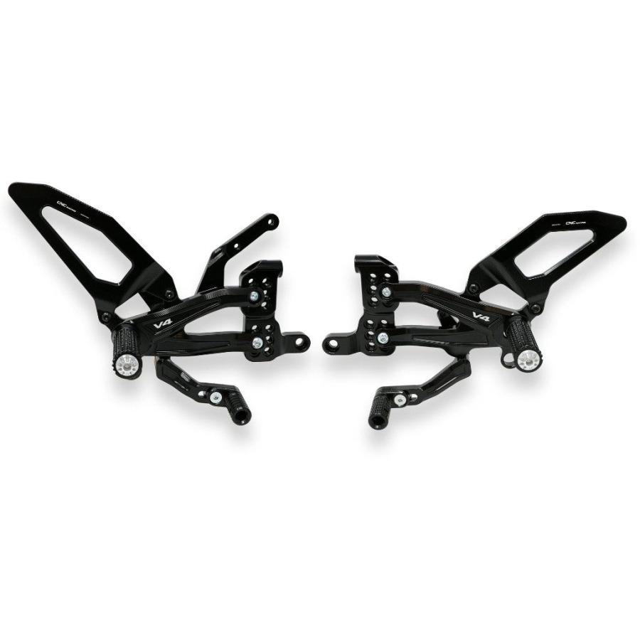 CNC Racing シーエヌシーレーシング RPS アジャスタブル バックステップ EASY カラー：ブラック DUCATI ドゥカティ ステップ 足回り | CNC RACING