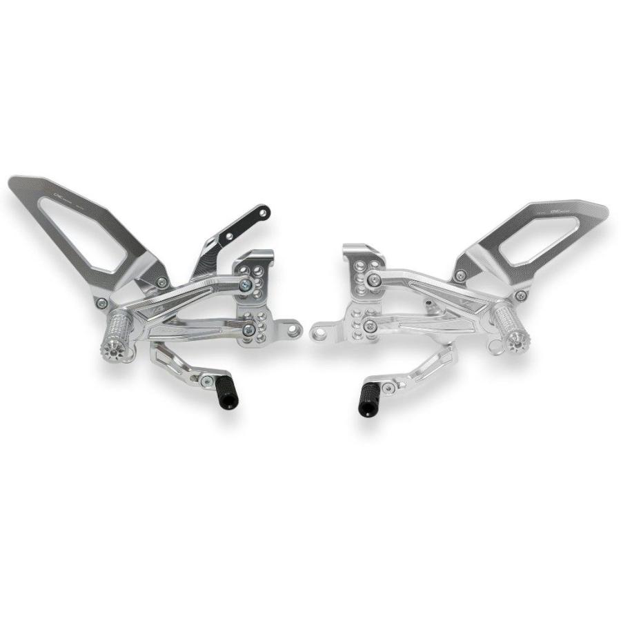 CNC Racing シーエヌシーレーシング RPS アジャスタブル バックステップ EASY カラー：アルジェント DUCATI ドゥカティ ステップ 足回り | CNC RACING