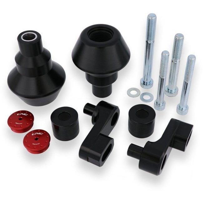 CNC Racing シーエヌシーレーシング エンジンスライダー Aprilia カラー：レッド RSV4 TUONO V4 1100 Factory Tuono RR 15-18 APRILIA アプリリア フレームの画像