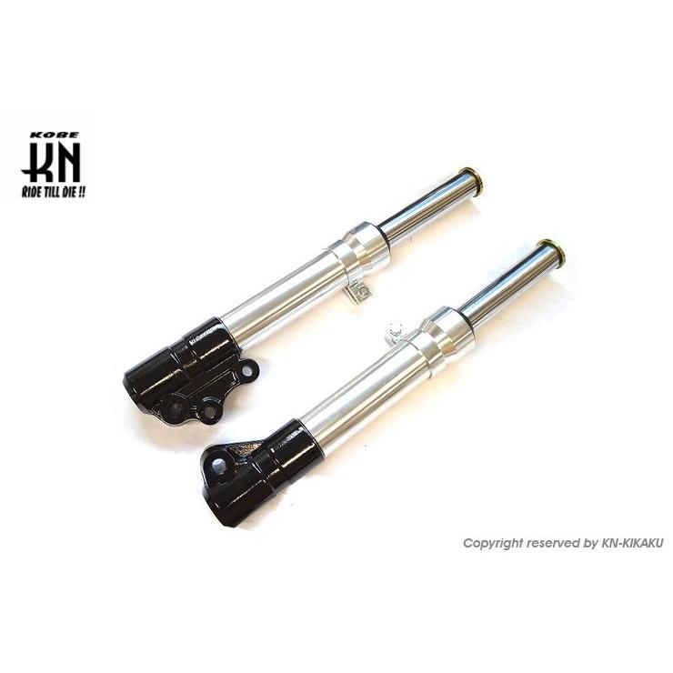 KN企画 ケイエヌキカク STDサイズ フロントフォーク カラー：ブラック／シルバー アクシス90 YAMAHA ヤマハ サスペンション 足回り | KN企画
