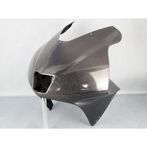 A-TECH（エーテック） レース用ダクトアッパーカウルSPL 素材：FRP／白