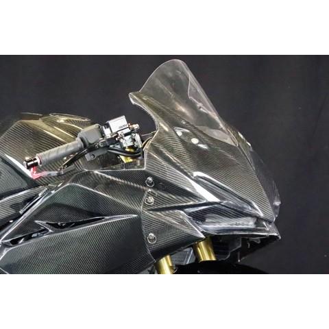 A-TECH（エーテック） レース用アッパーカウル 素材：FRP／黒(FB